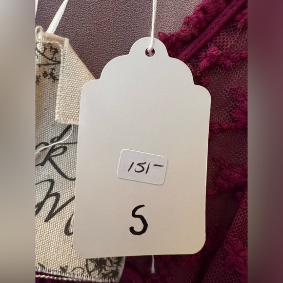 Nick and Me Dark Rose Colored Lace Dress - Picture 5 of 7